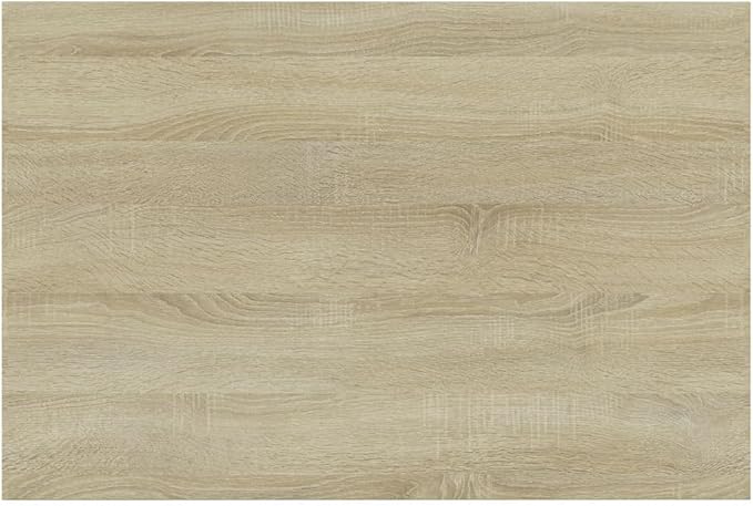 Set of 8 Sonoma Oak Floating Wall Shelves, 23.6x23.6 Inch Minimalist Engineered Wood Storage Shelving for Living Room, Kitchen and Home Decor
