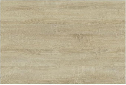 Set of 8 Sonoma Oak Floating Wall Shelves, 23.6x23.6 Inch Minimalist Engineered Wood Storage Shelving for Living Room, Kitchen and Home Decor