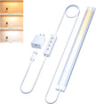 Under Cabinet Lighting USB Plug in 12In- LED Cabinet Light Strip,3 Color Levels (3000K/4000K/6000K), Dimmable (10%-100%), Small Thin Room Task Light Bar for Kitchen Counter, Over Sink, Shelf, 1pcs