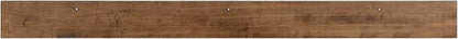 Kate and Laurel Levie Modern Floating Wall Shelf Picture Frame Holder Ledge, Rustic Natural Wood