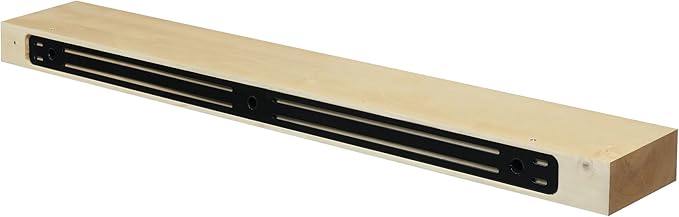 Dogberry Collections Smooth Timber Floating Shelf – Versatile Wood Mantel & Wall Shelf (Natural, 36 in.)