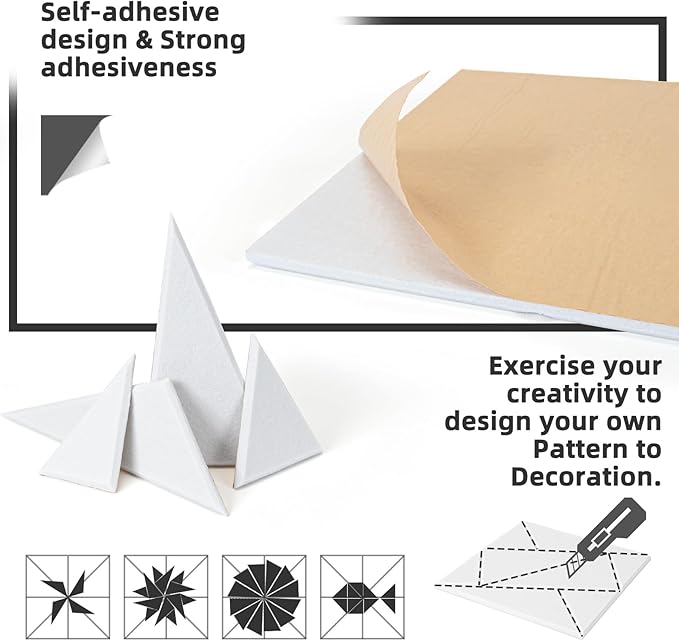 Art3dwallpanels 18 Pack Acoustic Panels 12