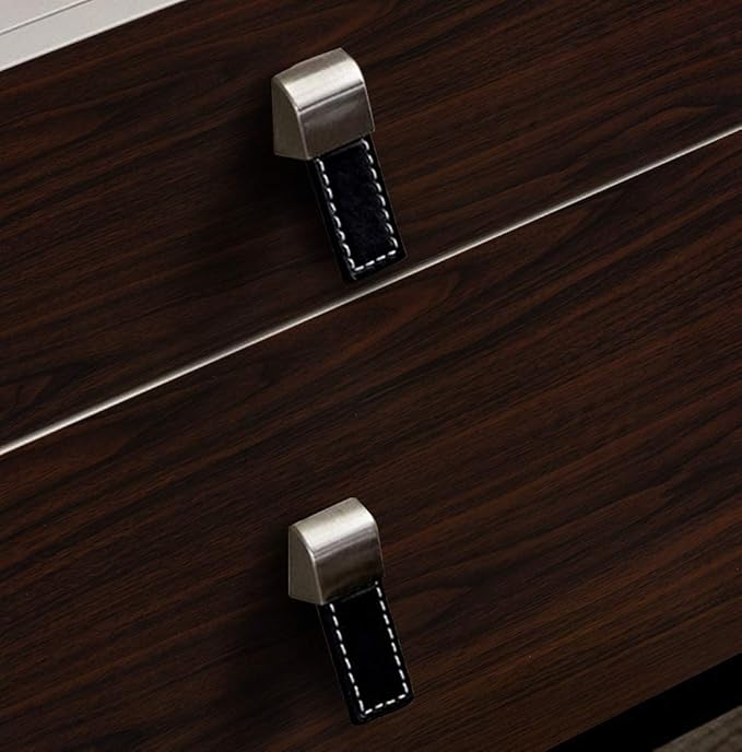 48x78inch Extra Wide Dark Brown Wood Grain Wallpaper Peel and Stick Thick Matte Black Walnut Textured Contact Paper Waterproof Self Adhesive Furniture Stickers Vinyl Wall Stickers Chocolate Brown