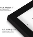 Wiscet 8x10 Picture Frame Set of 9, Display Pictures 5x7 with Mat or 8 x 10 Without Mat, Photo Frame for Wall Mounting or Tabletop, Black