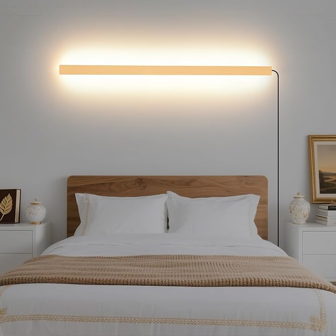 Modern Plug in Long Wall Sconce, 39