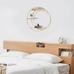 3 Tier Floating Circular Wall Decor Round Decorative Hanging Shelves,Round Wall Shelf,Rounds Shelves Wall Decor,Circle Shelf Set,Storage Display Rack,Hanging Circle Floating Shelves For Kitchen Moon