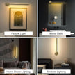 Wireless Wall Sconces Set of Two, 23.6