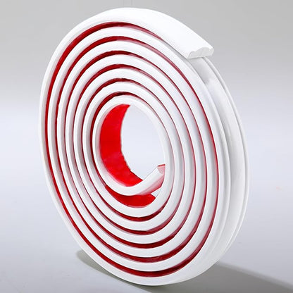 240"L x 1"W Peel and Stick Chair Rail Panel Molding, Pre-Primed Trim for Home Decoration & Wall Protection