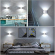 Lightess Indoor LED Wall Lamp 12W Dimmable Up Down Wall Light for Living Room Bedroom Hallway Staircase Cool White