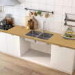 Abyssaly Light Wood Contact Paper Natural Wood Peel and Stick Wallpaper Self Adhesive Waterproof Wallpaper for Kitchen Cabinet Shelf Drawer Line 11.8