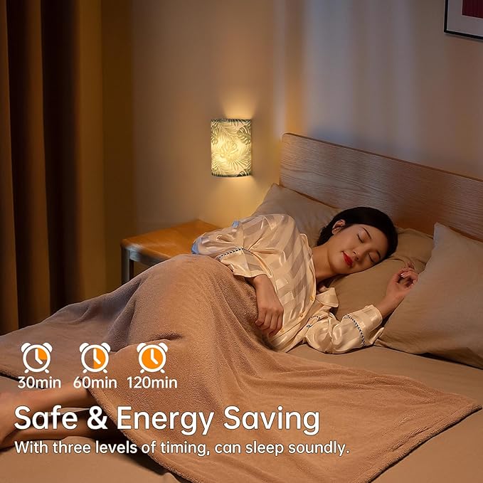 Adhesive Battery Operated Wall Sconce Set of 2, 5000 mAh Battery Rechargeable Bulb with 12 RGB Colors, Stick on Wall Sconce No Drill Wall Lights, Pattern