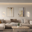 DELIPOP Modern LED Wall Sconce, 3000K Spiral Indoor Wall Light, 21W Acrylic LED Wall Lamp for Hallway Bathroom Bedroom Living Room