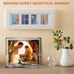 IZIDDO 8x10 Picture Frames Set of 4, Silver Mirror Photo Frame for Tabletop, Sliver Gifts Glass Picture Frame, Horizontally or Vertically