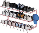 Wall Mounted Shoe Rack, 3 Tier Hanging Shoe Rack Holds 12 Pairs, 17