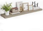 48 Inch Floating Shelves, 3D Textured Wood Grain, 48