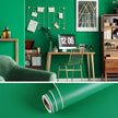VEELIKE Thick Shamrock Green Peel and Stick Wallpaper Vintage Green Wallpaper for Bedroom Living Room Kitchen 24''x354'' Self Adhesive Removable Solid Color Vinyl Wrap Contact Paper for Cabinets Desk