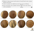 AceList 3-Pack Round Floating Shelves for Wall Decor, 6'' Diameter Beech Wood Floating Shelf, Cup Plant Wall Shelves for Bedroom, Bedroom, Living Room, Bathroom, Kitchen