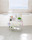 YQh 3-Tier Bathroom Counter Organizer, shower storage, corner shower shelf,shower caddies，Stainless steel material, durable and rust - free