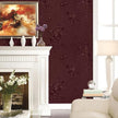 Dark Red Peel and Stick Wallpaper Floral Textured Wallpaper 17.7inch x 78.7inch Red Embossed Contact Paper Self Adhesive for Shelf Liner Crimson Flower Removable Wall Paper Decor Vinyl