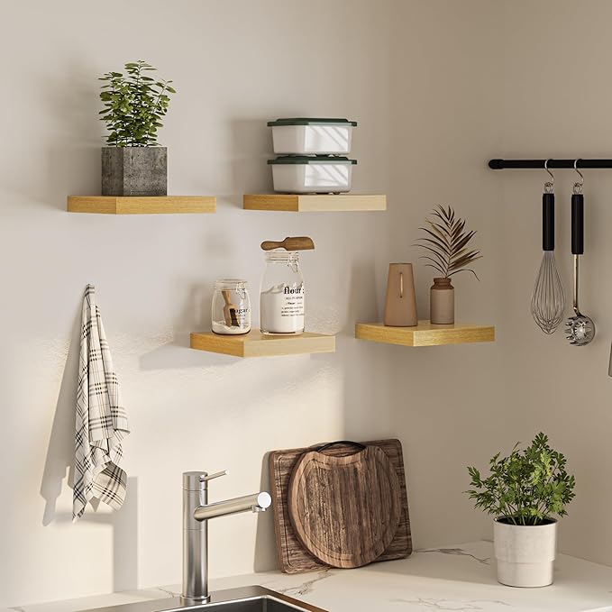 Square Floating Shelves for Wall, 10