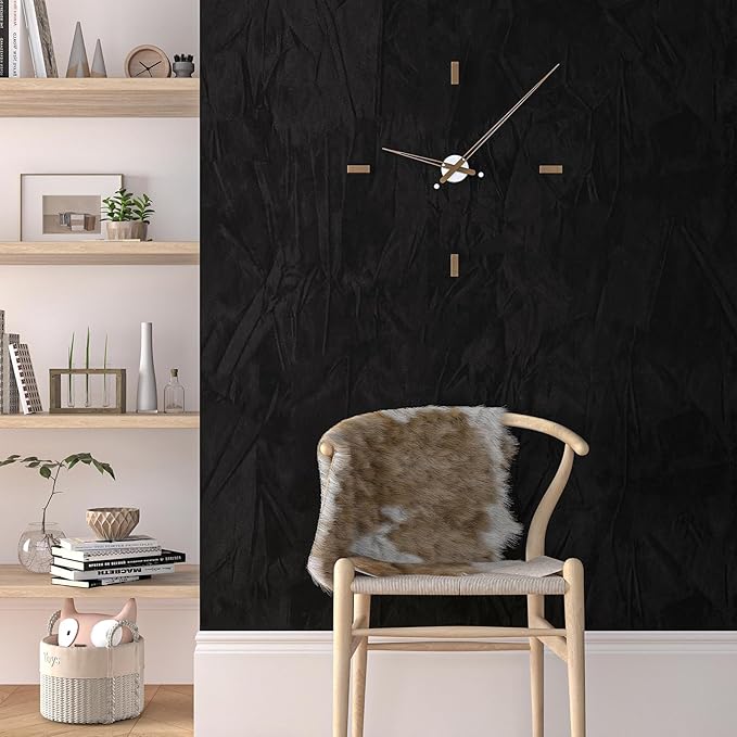 30" x 160" Large Size Self Adhesive Felt Fabric Wallpaper Black Velvet Wallpaper Peel and Stick Flocking Contact Paper Black Wrinkled Textured Soft Velvet Dresser Drawer Liner Jewelry Crafts