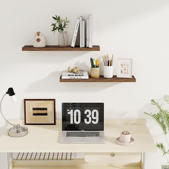 Fun Memories Floating Shelves for Wall, 27.5