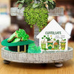 Coffee Sign Decor, St. Patrick's Day Kitchen Decor, Clover Cafe House Shaped Wood Block Sign, Home Coffee Bar Decorations for Desk Table Shelf, St Patricks Day Decorations