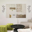 sxnzequnze 2 Pcs Metal Leaf Wall Art Crystal Bling Decorations Silver Leaves 3D Iron Handmade Home Decor Hanging Minimalist Accents Modern Set for Living Room Bathroom Bedroom Dining Room Hallway