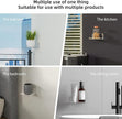 Wall Mount Floating Shelves for 2 Pcs Camera Mini Speaker Shelf Baby Monitor - Clear Mini Shelf Flexible Use for Wall Space in Bedroom Bathroom Kitchen Living Room