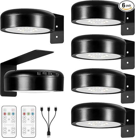 Wireless Picture Light Rechargeable for Painting Art Dispaly with Remote Control, Wall Light Painting Lighting with 3 Lighting Colors Brightness Dimmable Timer Off for Portrait Frame