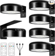 Wireless Picture Light Rechargeable for Painting Art Dispaly with Remote Control, Wall Light Painting Lighting with 3 Lighting Colors Brightness Dimmable Timer Off for Portrait Frame