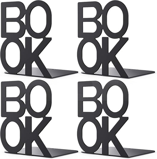 Book Ends,BookEnds Supports for Bookrack Desk,Bookend are Used for Books, Unique Appearance Design,Heavy Duty