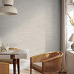 Tempaper Textured Beige Horizontal Faux Grasscloth Removable Peel and Stick Wallpaper, 20.5 in X 16.5 ft, Made in The USA