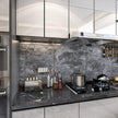 TOTIO Gray Marble Contact Paper Textured Grey Granite Wallpaper Peel Stick Countertop Contact Paper Removable Waterproof Adhesive Thick Matte Marble Look Wall Paper Roll Kitchen Table Vinyl Wrap