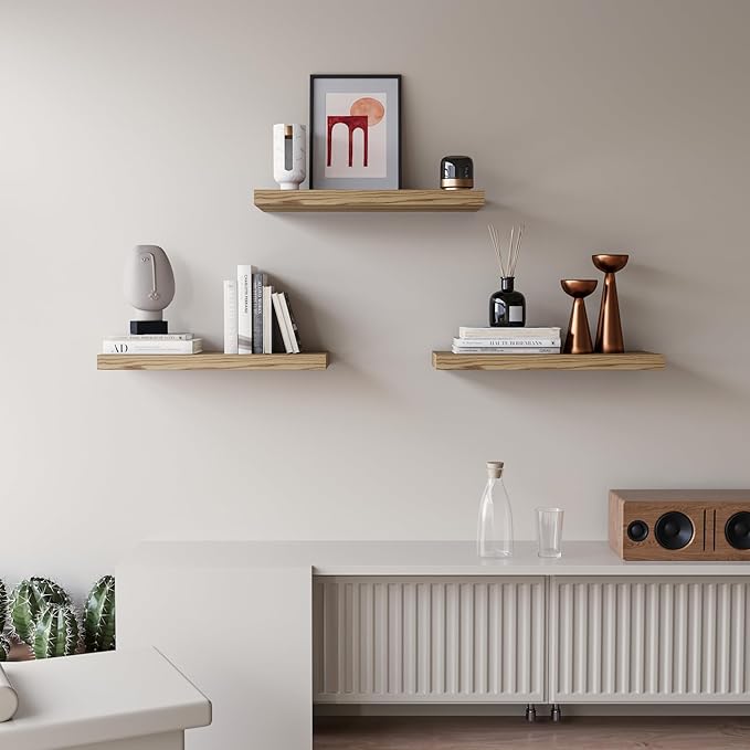 Floating Shelves for Wall Set of 3, 16