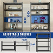 Kitchen Storage Shelves Island with Narrow Space, 78