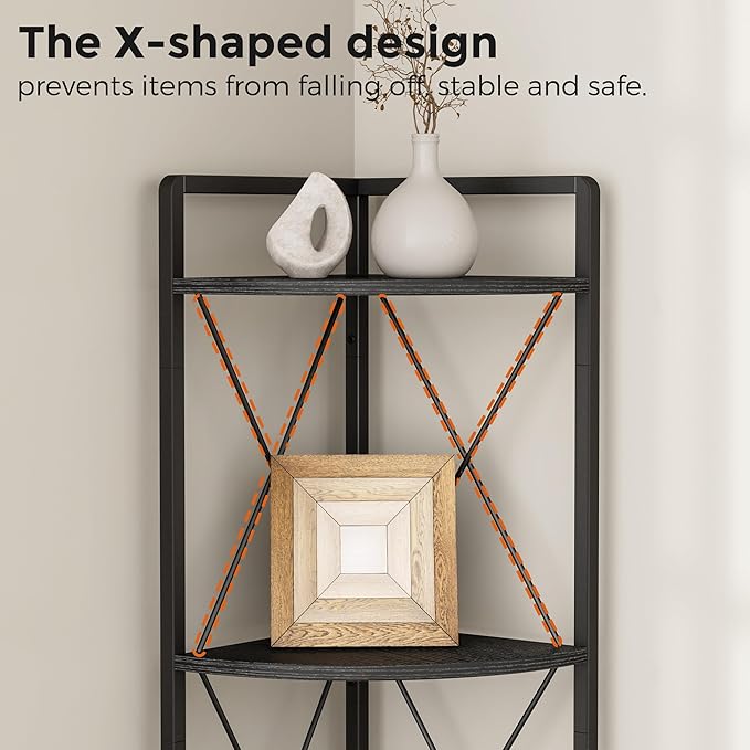 6 Tier Corner Shelf Stand, 78