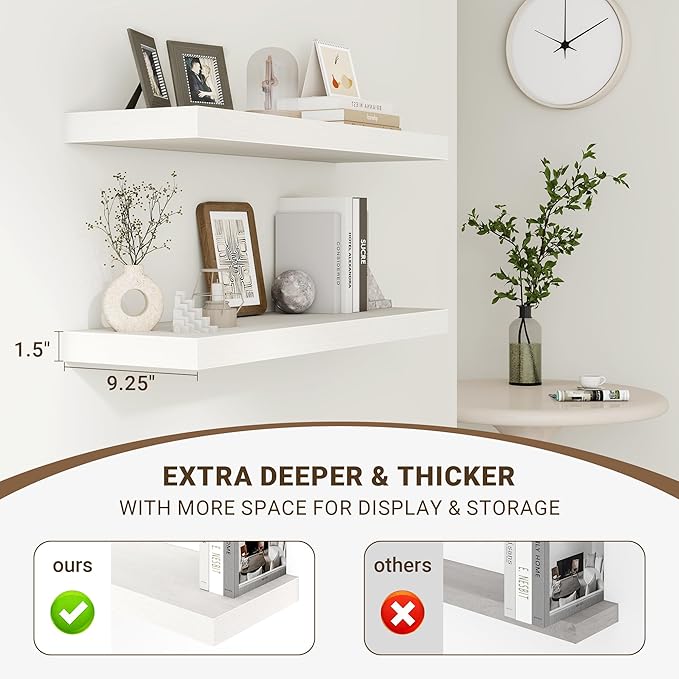 24 Inch Floating Shelves, 24