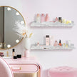 Rainbow Glitter Acrylic Floating Shelves, 15.7