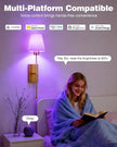 Battery Operated Wall Sconce Set of Two - Wireless Smart Wall Lamp, Matter Over Thread Protocol Enabled, Works with Apple/Alexa/Samsung/Google, 66 Hours Long Runtime