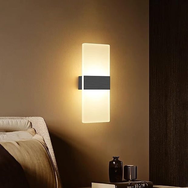 MEHIDFY Wall Sconces Sets of 2, Dimmable Touch Control Wall Lamp, Rechargeable LED Wall Sconces, Battery Operated Wall Lights, Bedside Lamp, Reading Light Bedroom with 4 Brightness (Warm White)