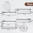 White Wood Floating Shelves Wall Mounted - 4+1 Tier Rustic Bathroom Wall Shelves Over Toilet with Wire Storage Basket and Towel Bar, set of 4 Farmhouse Floating Shelf for Bathroom, Kitchen, Bedroom.