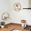 Oakrain Small Floating Shelves Set of 2, 11