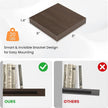 Square Floating Shelves for Wall, 7.5