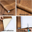 Decoroom Wood Contact Paper Peel and Stick, Thicken Vintage Wood Grain Contact Paper for Countertops Furniture, Natural Wood Wallpaper Self-Adhesive Removable Waterproof Vinyl Film 35.4 in X 118 in