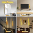 Battery Operated Wall Sconce of 2, 360°DIY Rotatable,Wireless Magnetic Wall Lights with Remote,10 RGB Color with 5CCT Dimmable,Cordless Wall Lamp Decor for Vanity Bedroom 10000mAh Gold