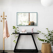 AAZZKANG Metal Wall Mirror with Frame Rectangular Large 26