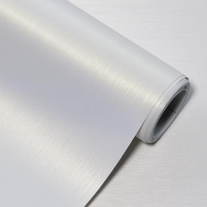 Pearl White Peel and Stick Wallpaper 15.7