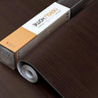 Deep Espresso Dark Walnut Wood Contact Paper - 17.3