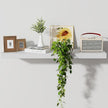 Axeman Floating Shelves, 8 Inch Deep Rustic Solid Wood Wall Shelves for Storage, Wall Mounted Display Shelving with Invisible Heavy-Duty Metal Bracket, 36